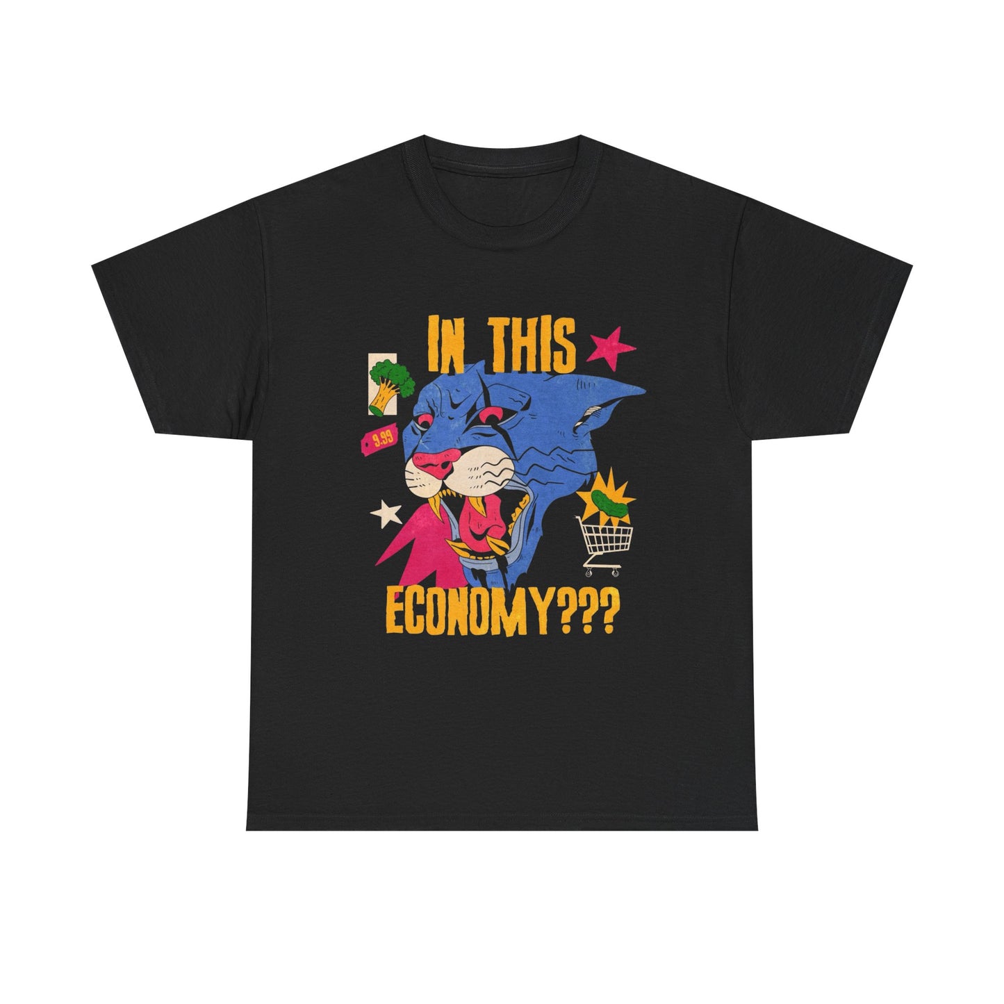 In This Economy Graphic T Shirt NEW Adult Unisex Heavy Cotton Tee