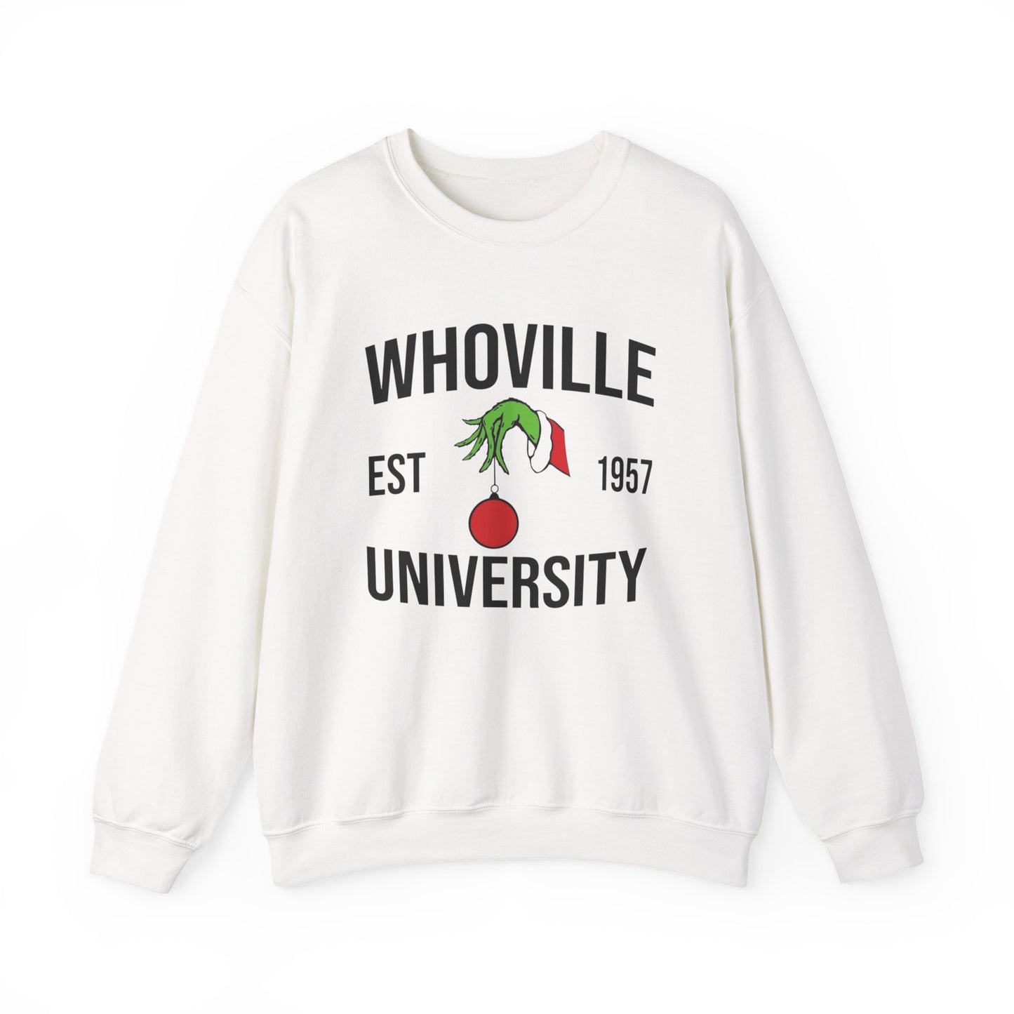 Whoville Grinch Christmas Sweater NEW Unisex Heavy Blend™ Crewneck Sweatshirt