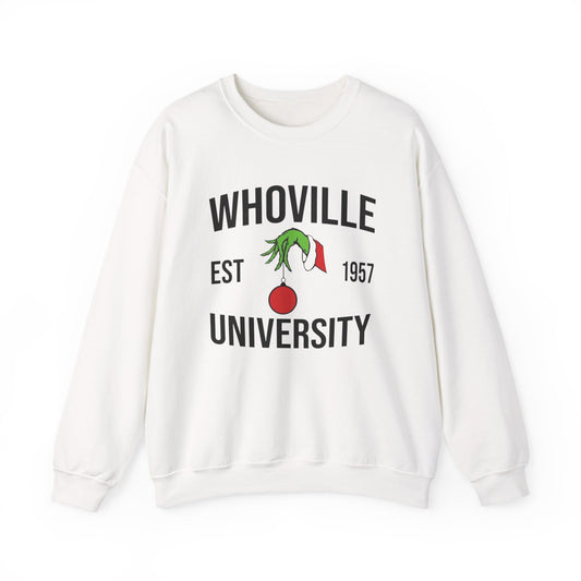 Whoville Grinch Christmas Sweater NEW Unisex Heavy Blend™ Crewneck Sweatshirt