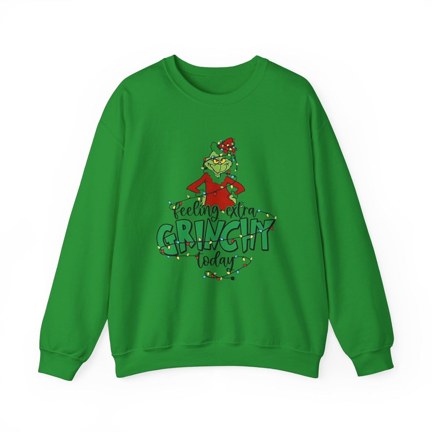 Feeling Extra Grinchy Christmas Sweater NEW Heavy Blend™ Crewneck Sweatshirt