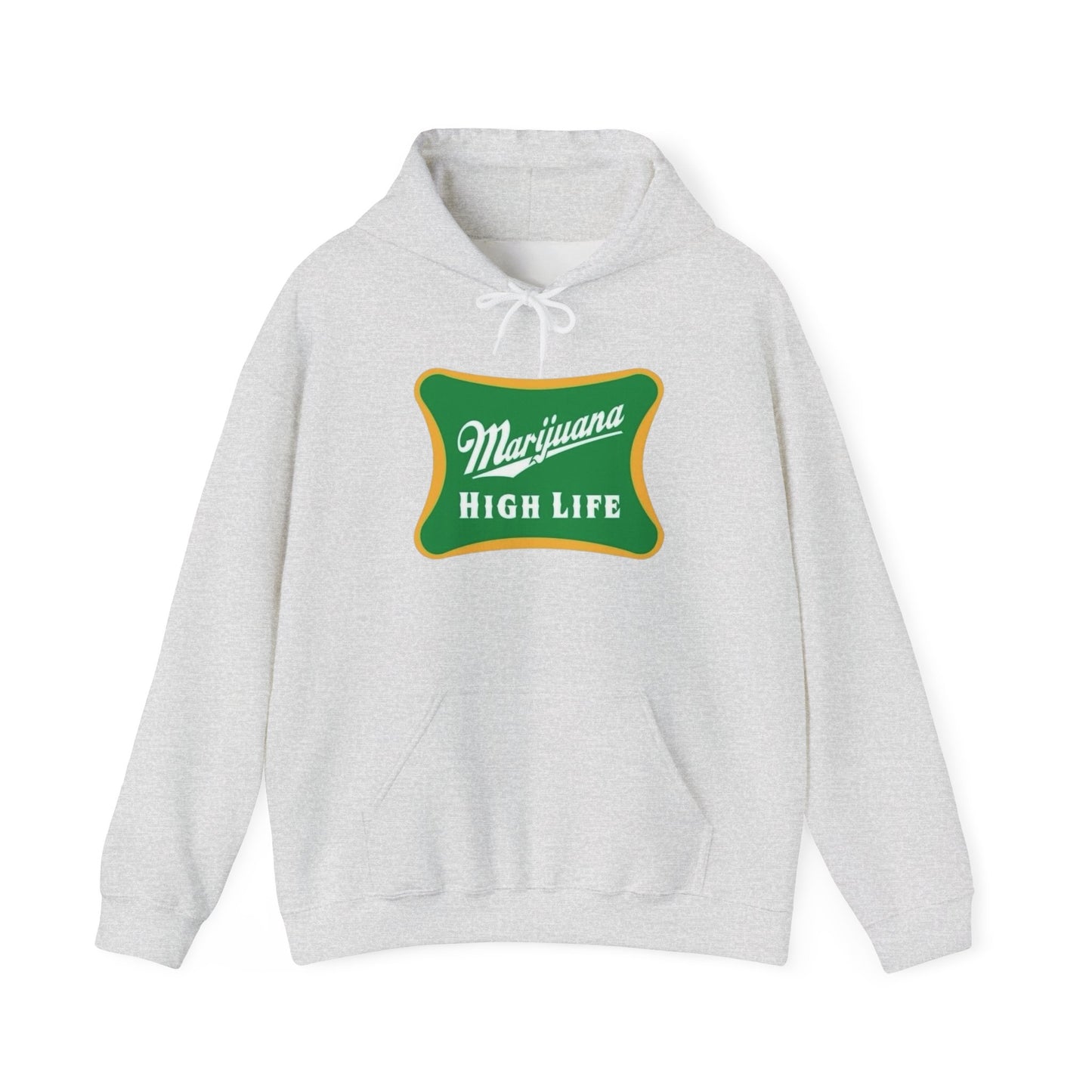 Marijuana High Life Graphic Hoodie Unisex Heavy Blend™ Hooded Sweatshirt