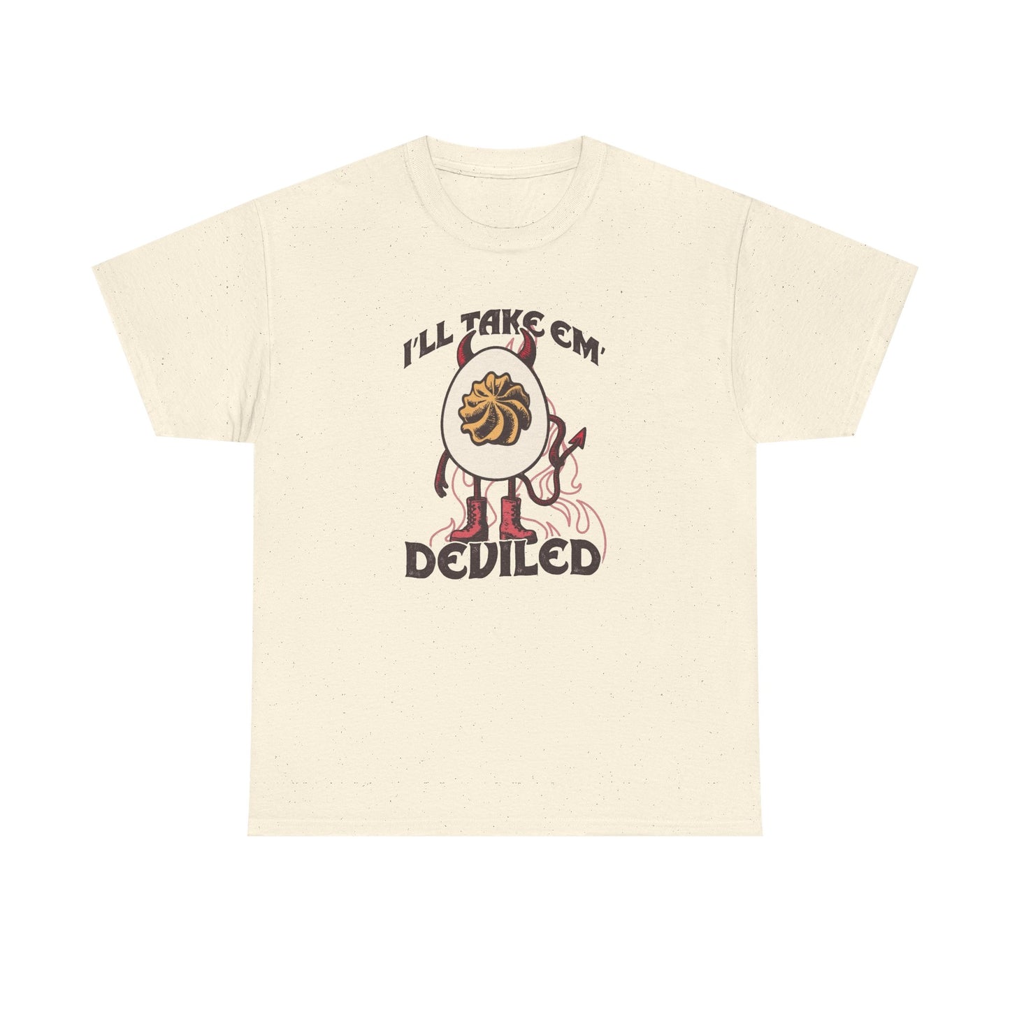 Funny Deviled Egg Jokes Graphic T Shirt NEW Unisex Heavy Cotton Tee