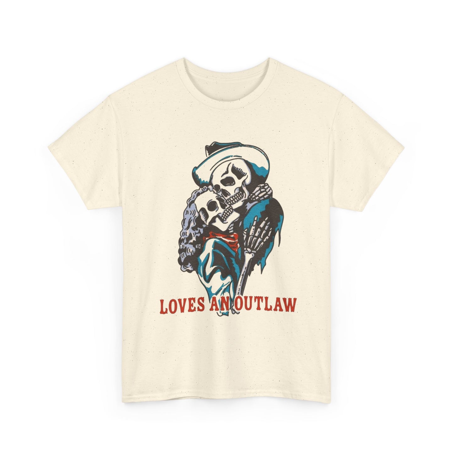 Loves An Outlaw Western Graphic T Shirt S-5XL NEW Unisex Heavy Cotton Tee