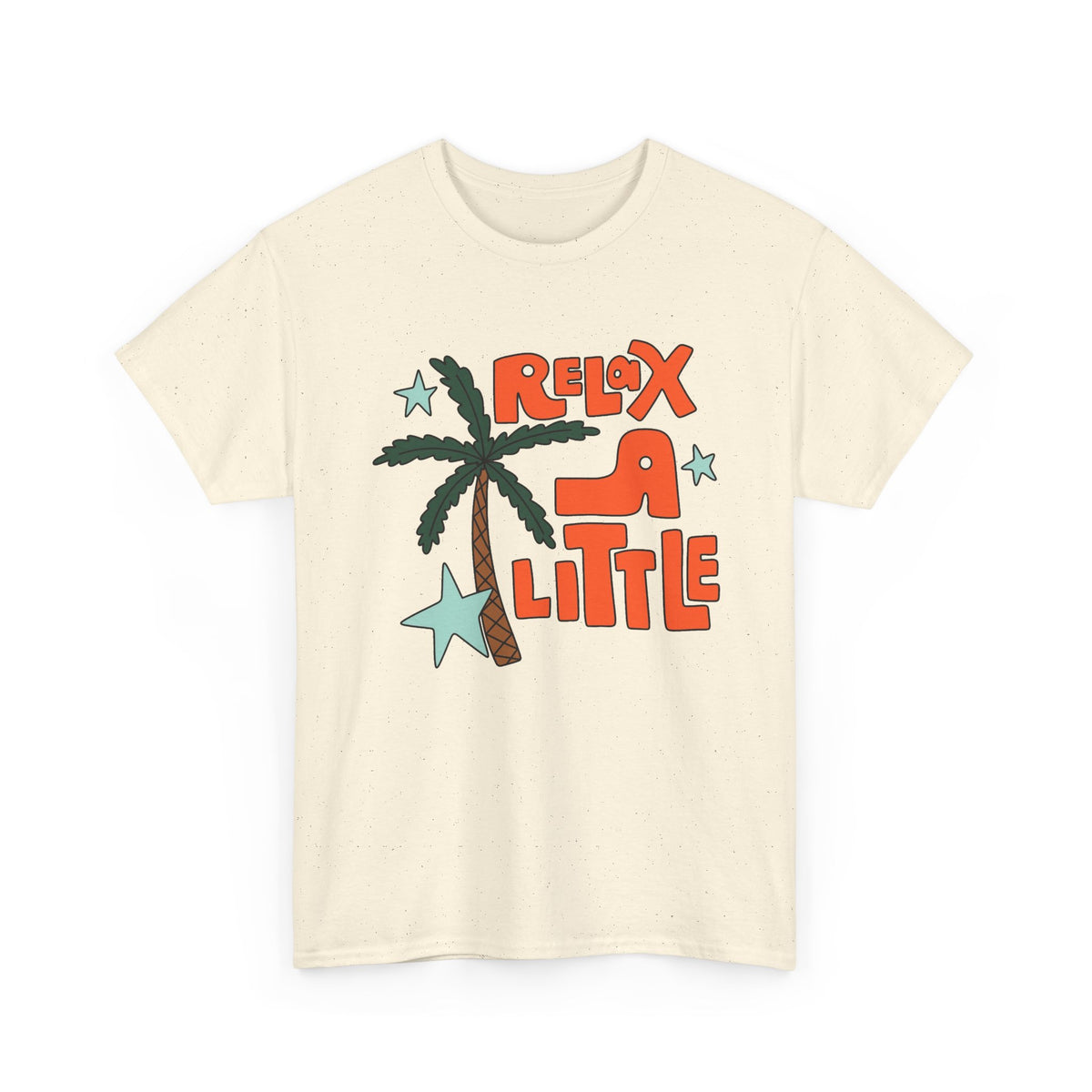 Relax A Little Graphic T Shirt Men's Travel Outdoors Heavy Cotton Tee