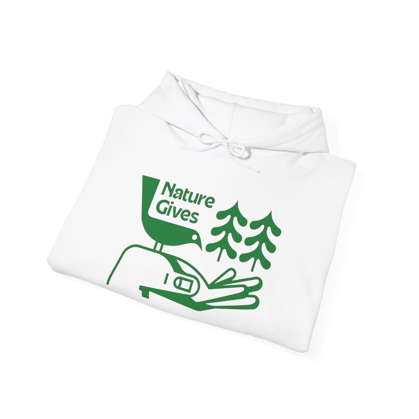 Nature Gives Graphic Hoodie Unisex Heavy Blend™ Hooded Sweatshirt