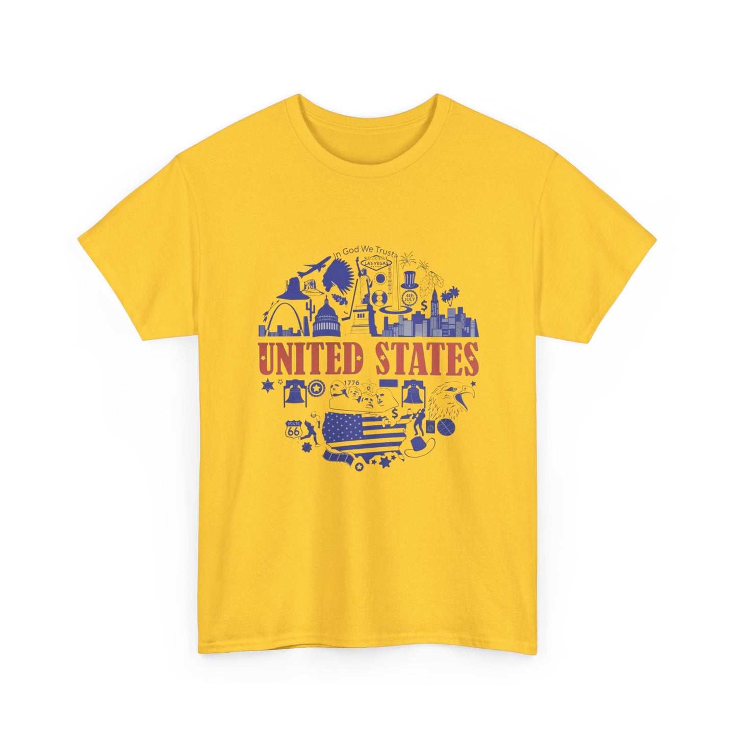 United States In God We Trust Graphic T Shirt NEW Adult Tee