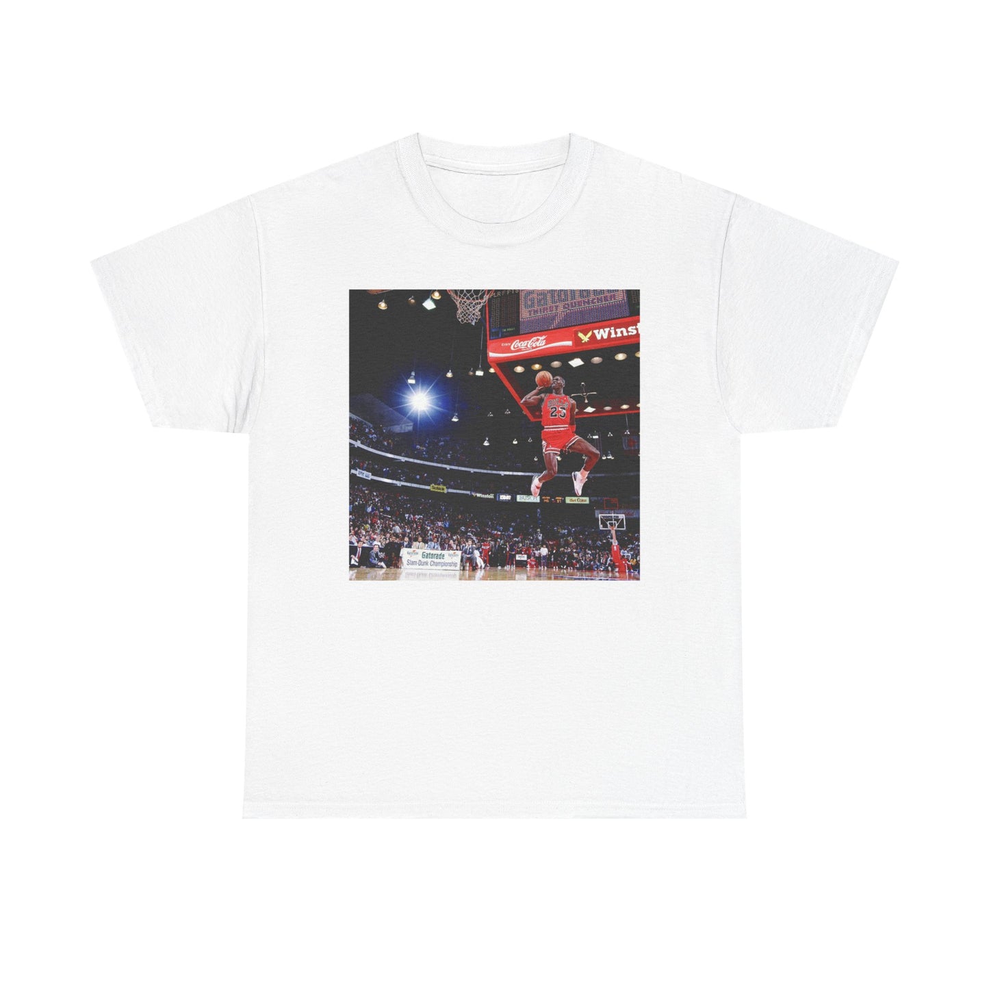 Michael Jordan Graphic T Shirt Retro Dunk Contest Unisex Heavy Cotton Tee