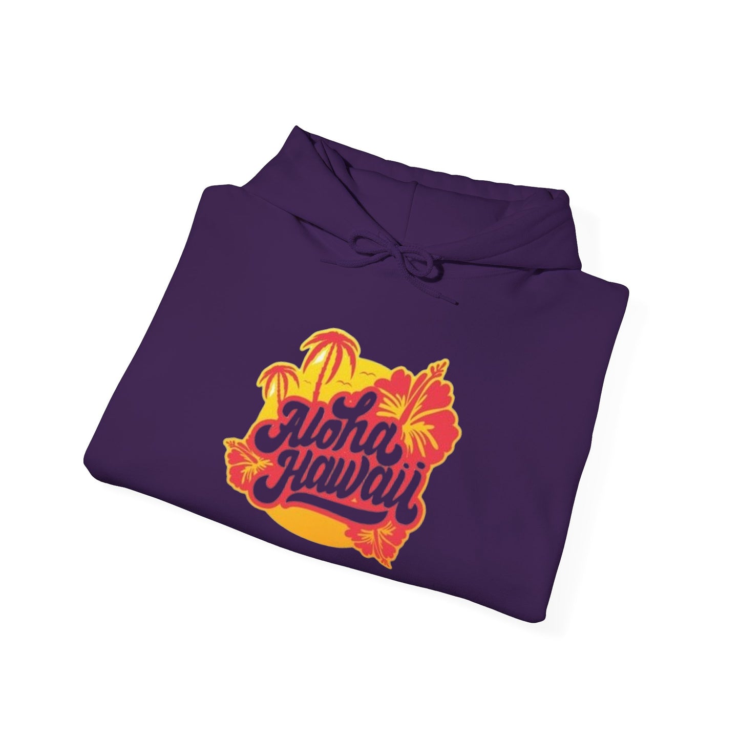 Aloha Hawaii Graphic Hoodie Unisex Heavy Blend™ Hooded Sweatshirt