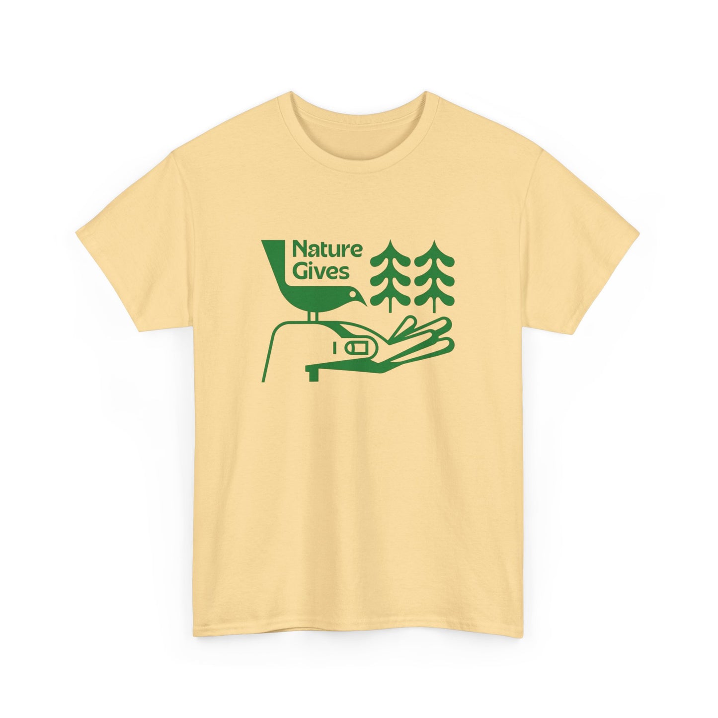 Nature Gives Vintage Graphic T Shirt NEW ADULT TEE Cotton