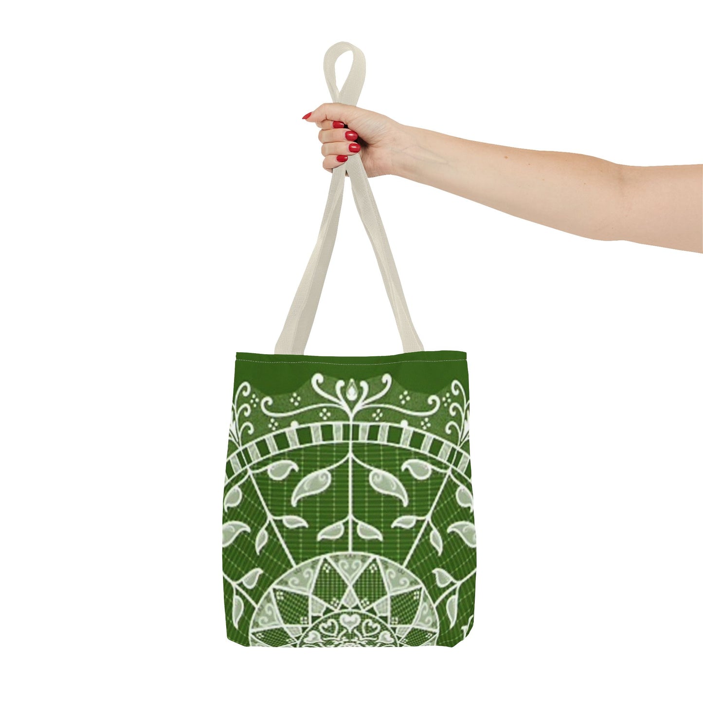Green And White Multi Color BRAND NEW MODERN Tote Bag (AOP)