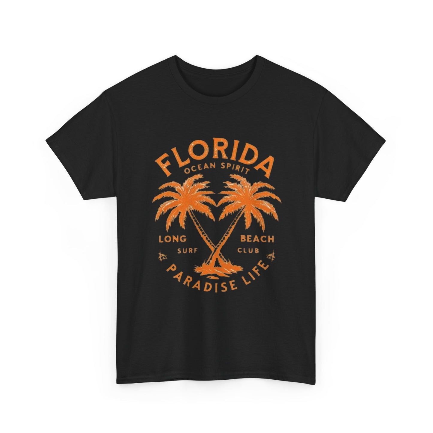 Florida Paradise Live Graphic T Shirt NEW Unisex Heavy Cotton Tee