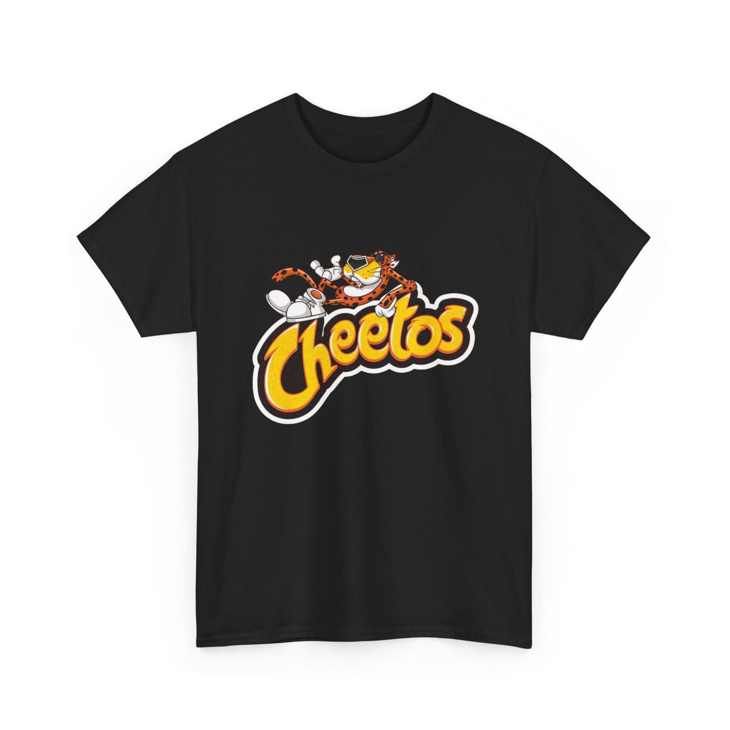 Cheetos Graphic T Shirt Vintage Snack Logo Unisex Heavy Cotton Tee