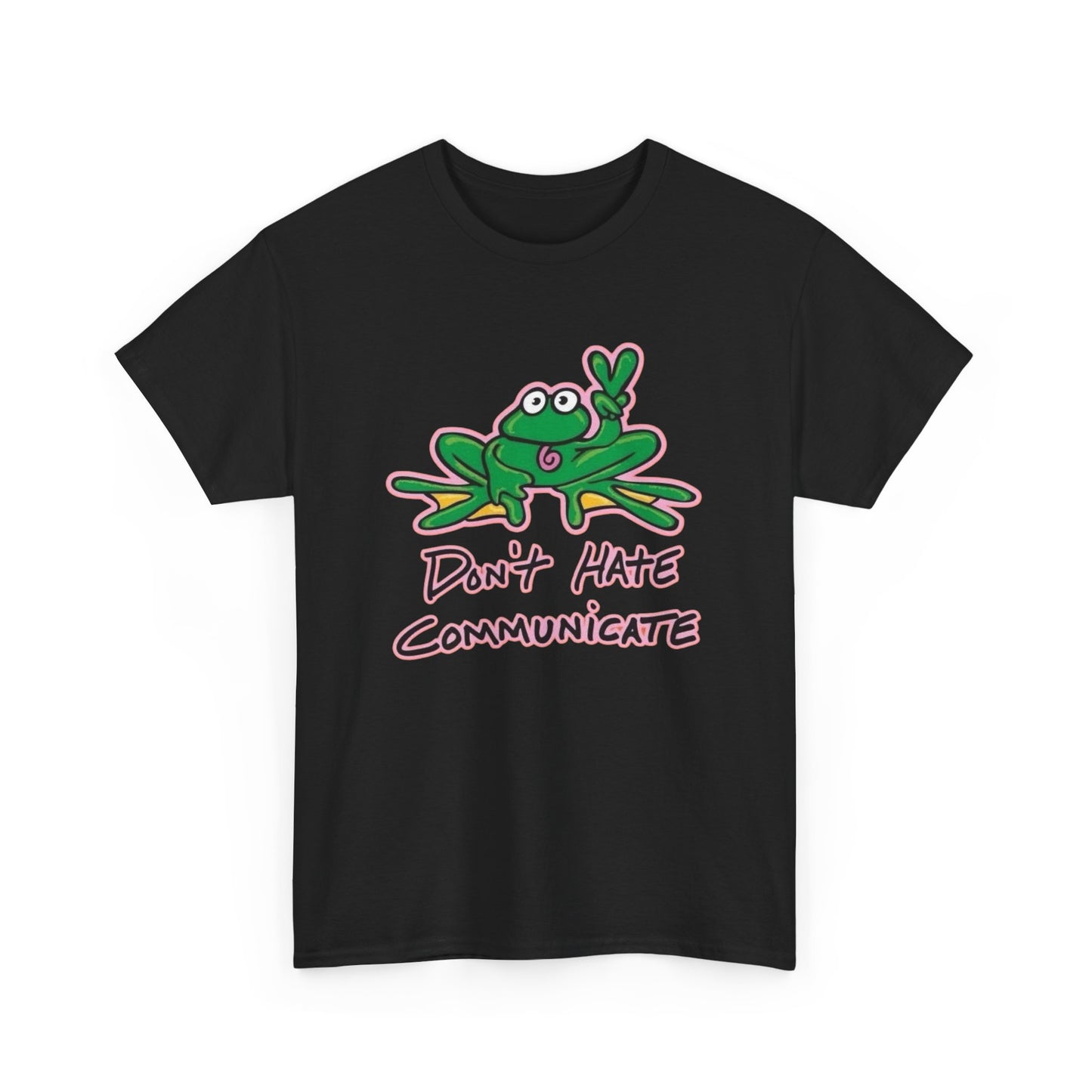 Don't Hate Communicate Graphic T Shirt NEW ADULT Tee