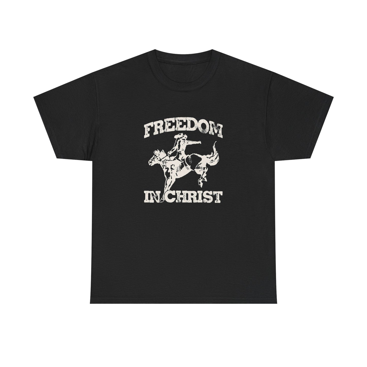 Freedom In Christ Graphic T Shirt Heavy Cotton Tee NEW ADULT UNISEX
