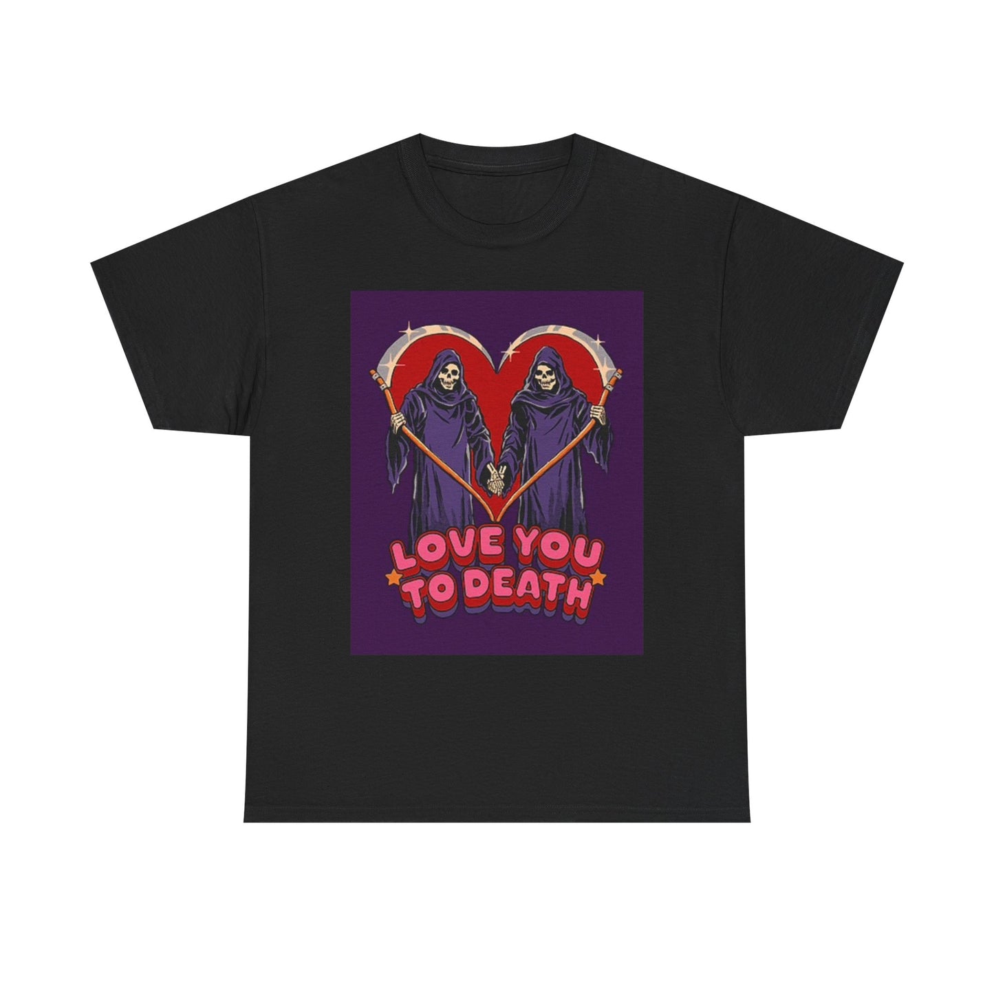 Love You To Death T Shirt BRAND NEW Apparel Unisex Graphic Tee USA