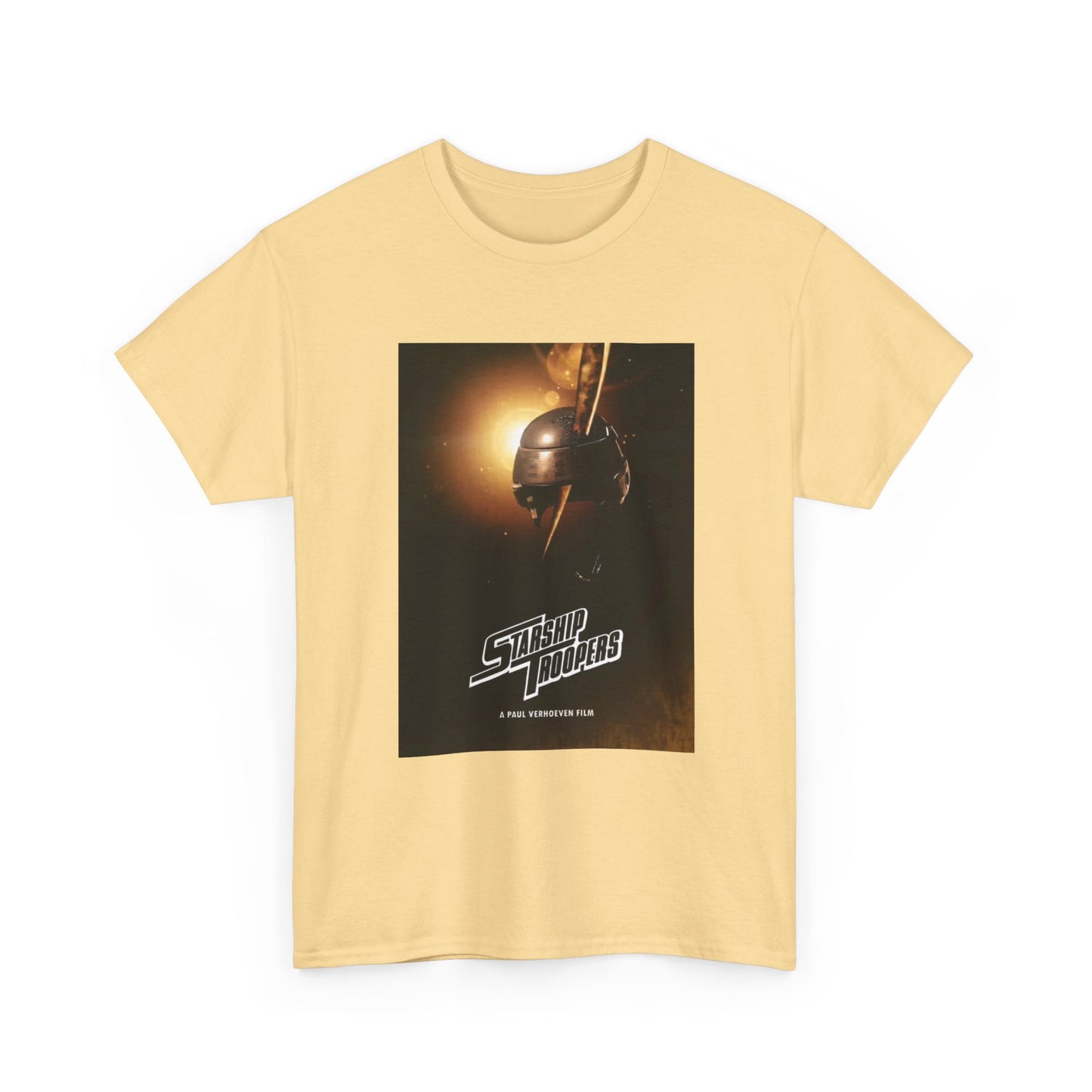 StarShip Troopers Tshirt Retro Action Movie Vintage Unisex Heavy Cotton Tee