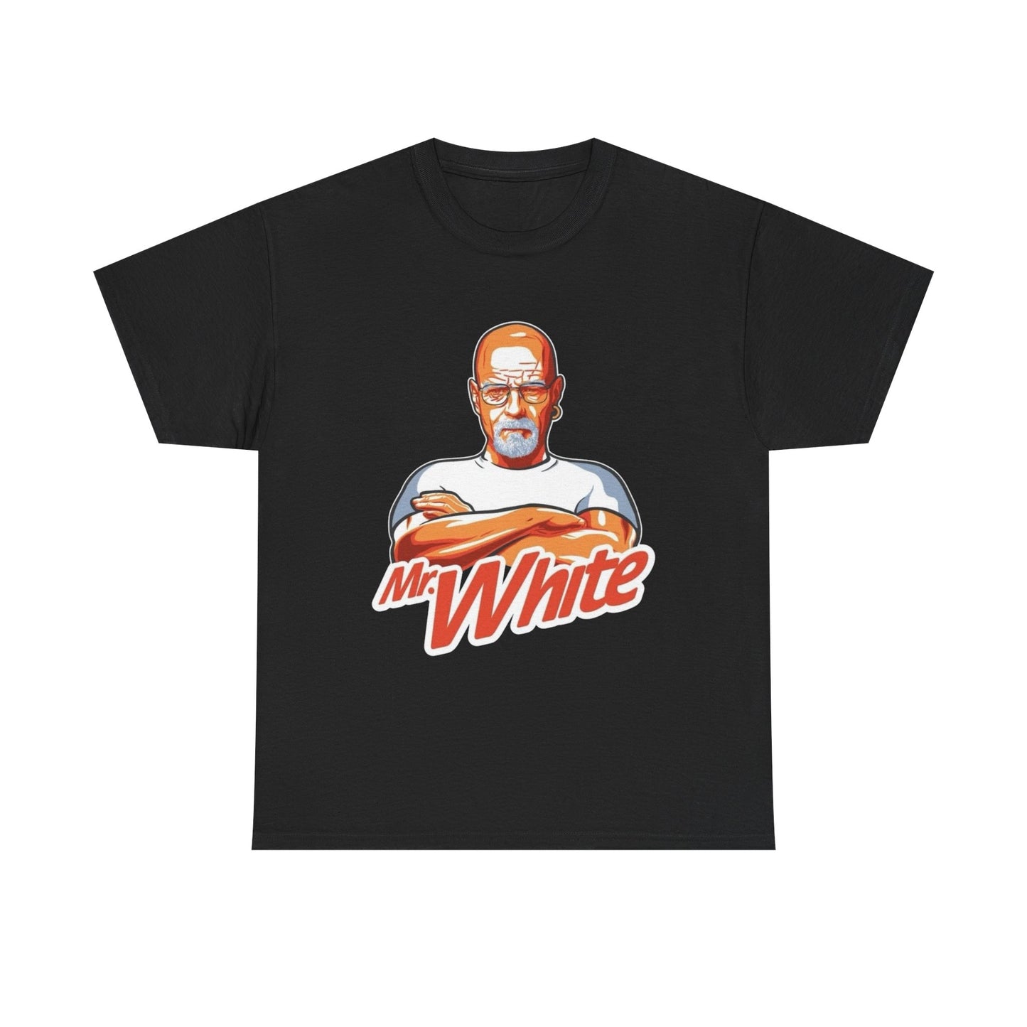 Mr White Breaking Bad Graphic T-Shirt Unisex Heavy Cotton Tee NEW
