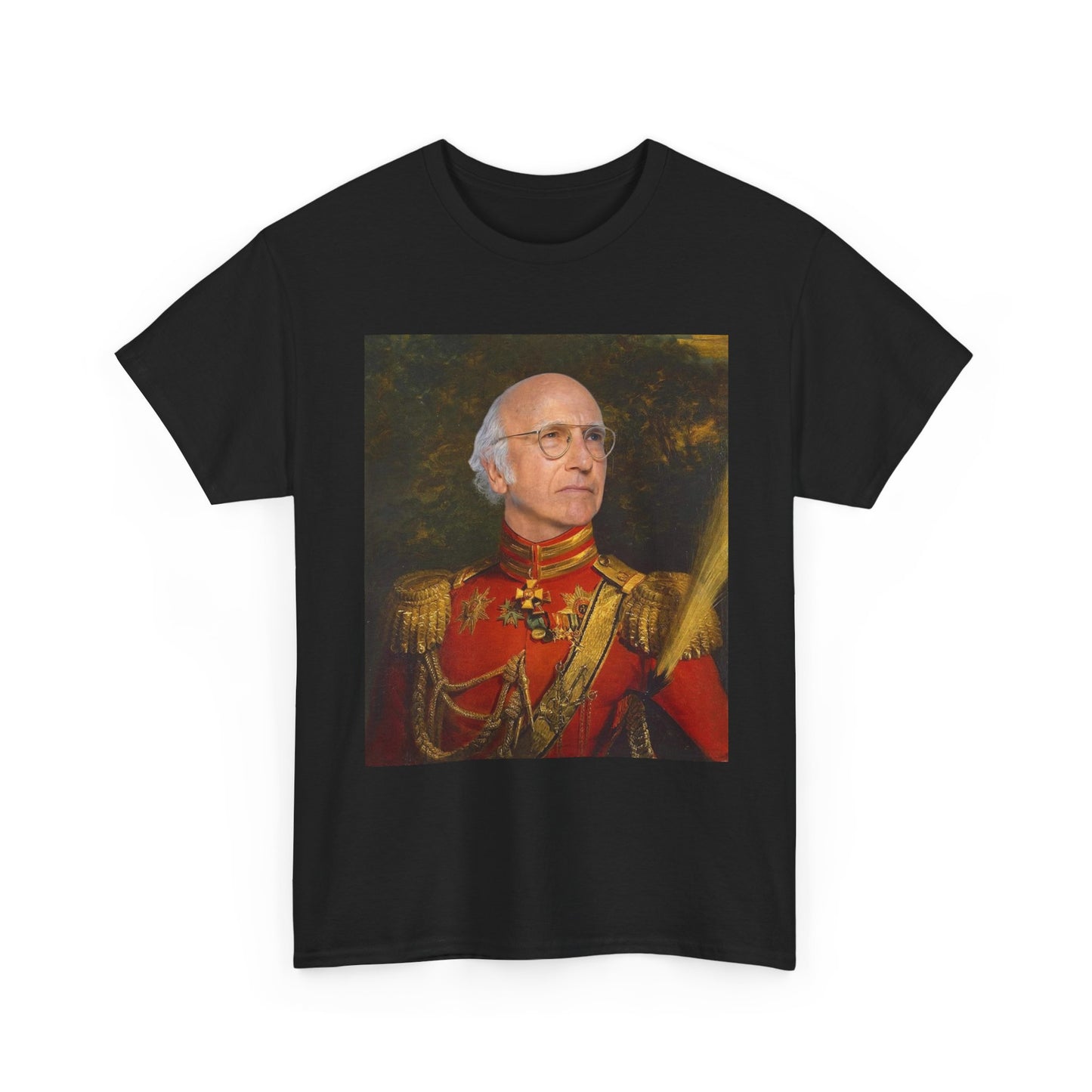 Larry David King Painting T shirt Comedy Funny Seinfeld Unisex Heavy Cotton Tee