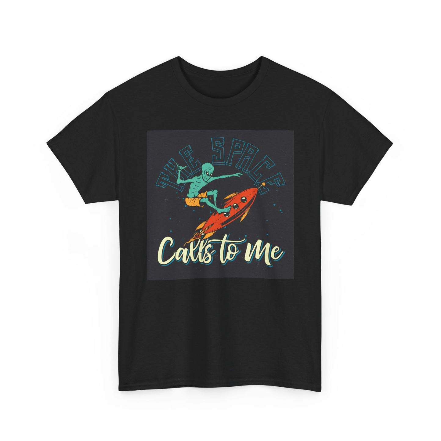 Space Calls To Me Graphic T Shirt Unisex Heavy Cotton Tee