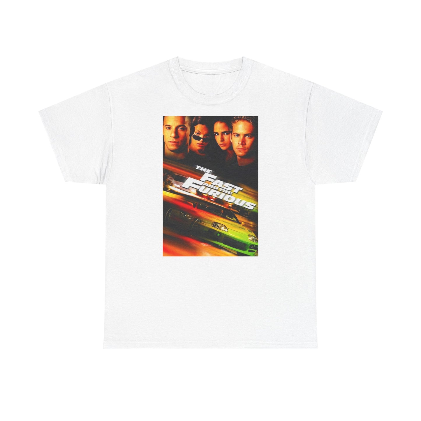 Fast and the furious T-shirt Retro Movie car club Cali Unisex Heavy Cotton Tee
