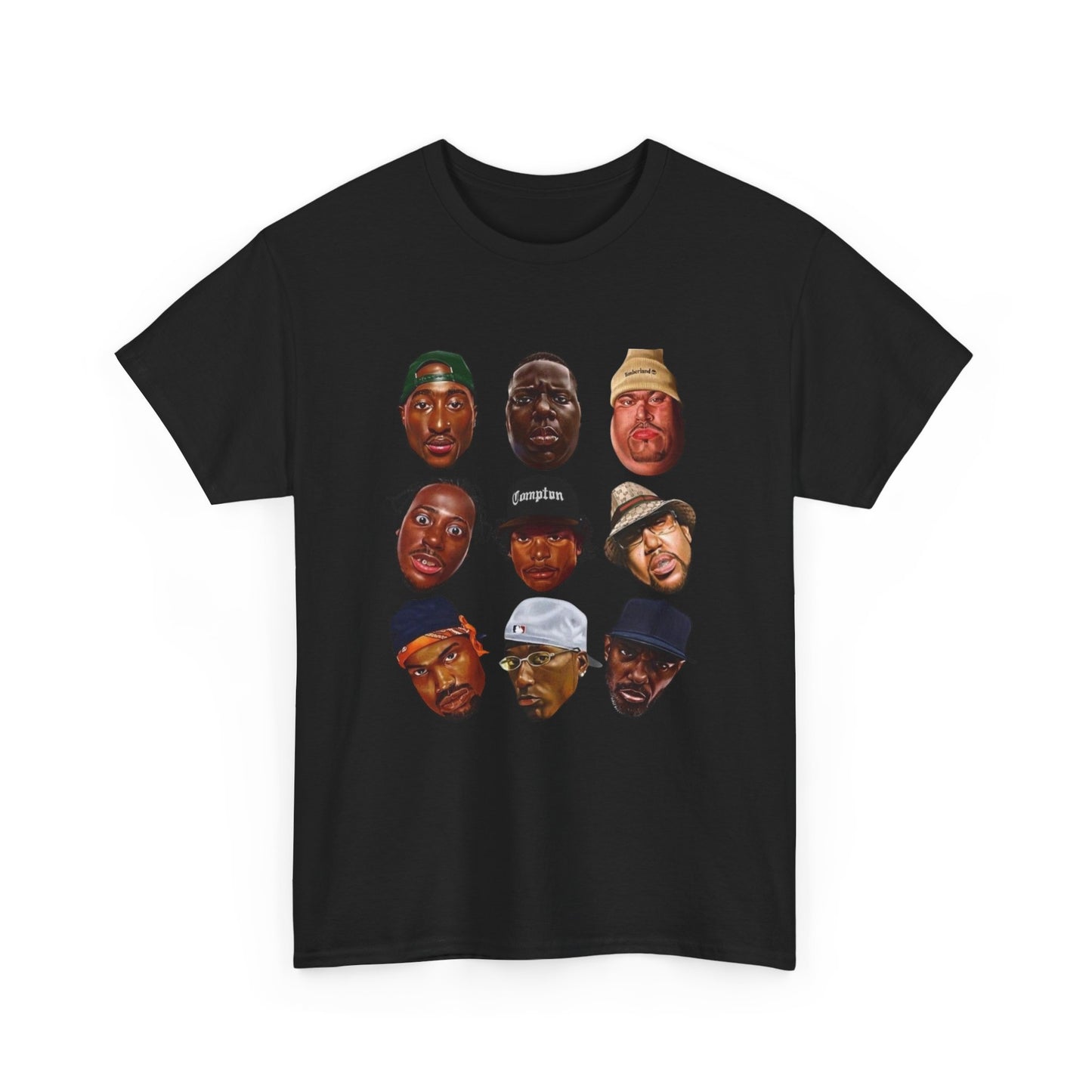 Hip Hop Legends Rap Vintage Graphic T Shirt NEW Unisex Heavy Cotton Tee