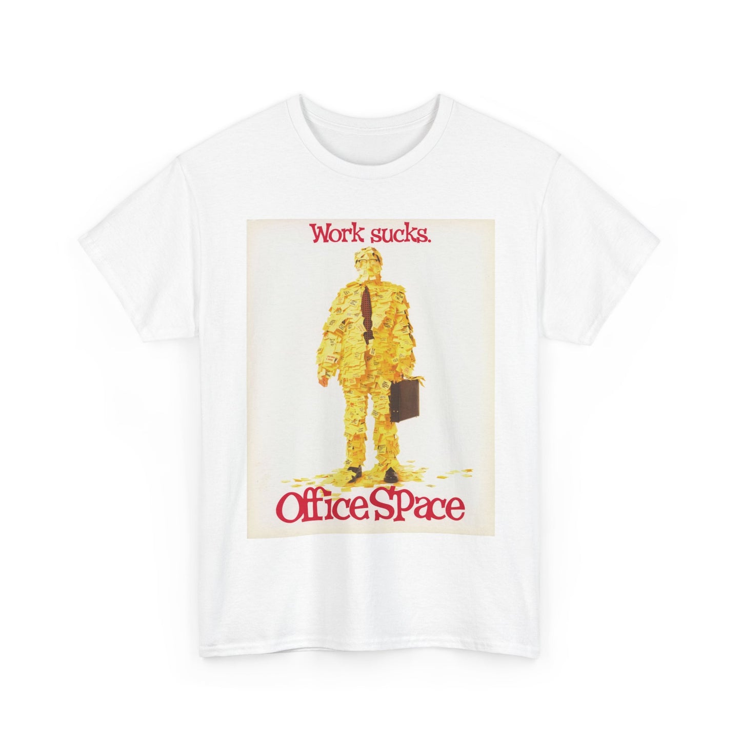 Office Space T Shirt Vintage Movie Poster 90s Retro Unisex Heavy Cotton Tee
