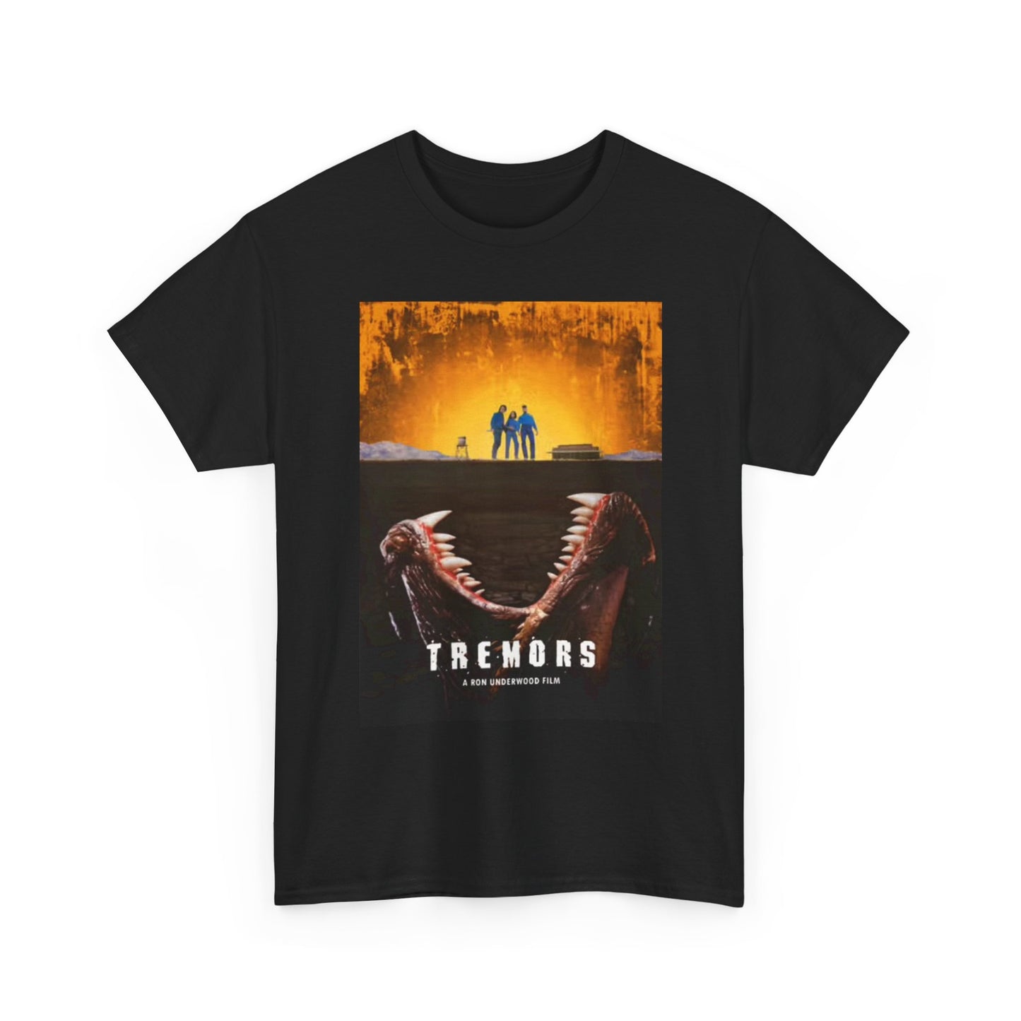 Tremors T Shirt BRAND NEW Apparel Unisex Heavy Cotton Tee Movie