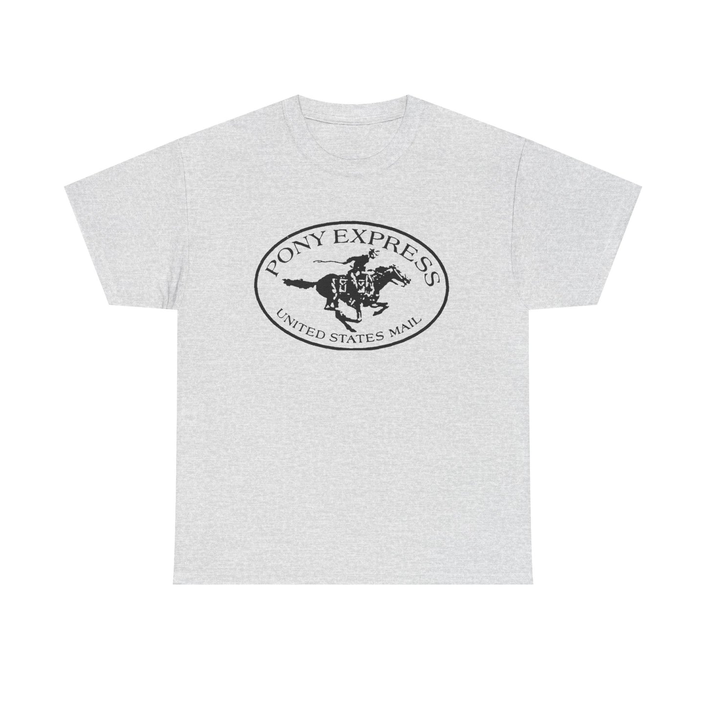 Pony Express Vintage USA Graphic T Shirt Unisex Heavy Cotton Tee