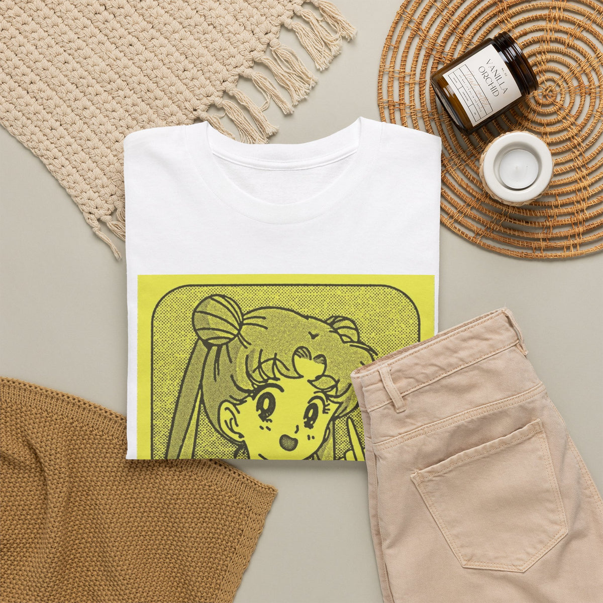 Anime Girl See You in Hell Graphic T-Shirt Men's Graphic Tee