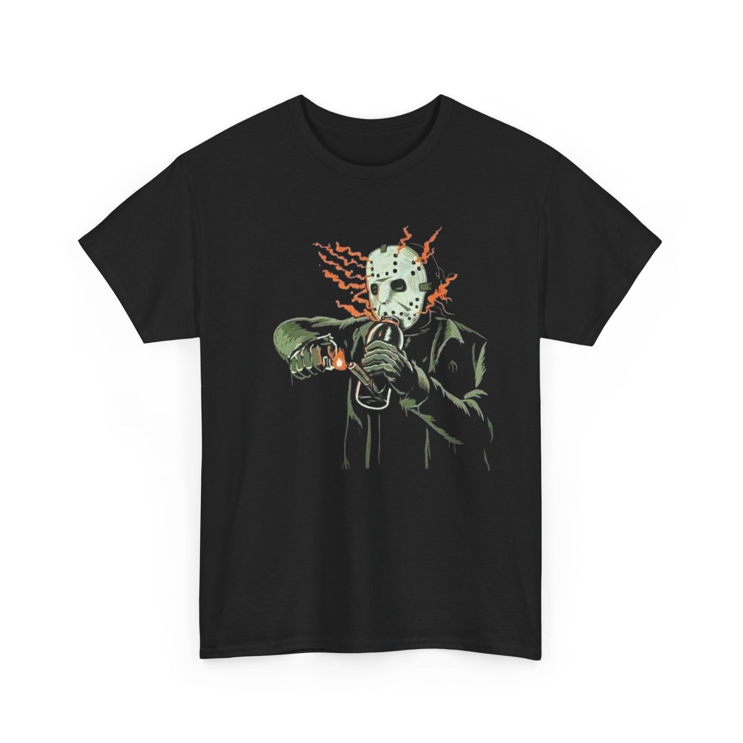 Funny Jason Horror Film T Shirt Graphic Unisex Heavy Cotton Tee NEW GIFT