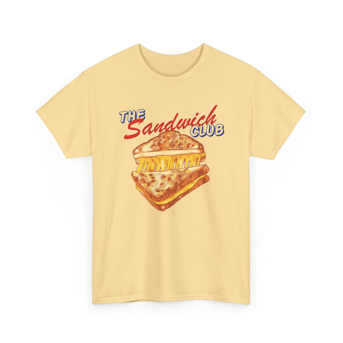 The Sandwich Club Retro Graphic T Shirt Men's Heavy Cotton Tee
