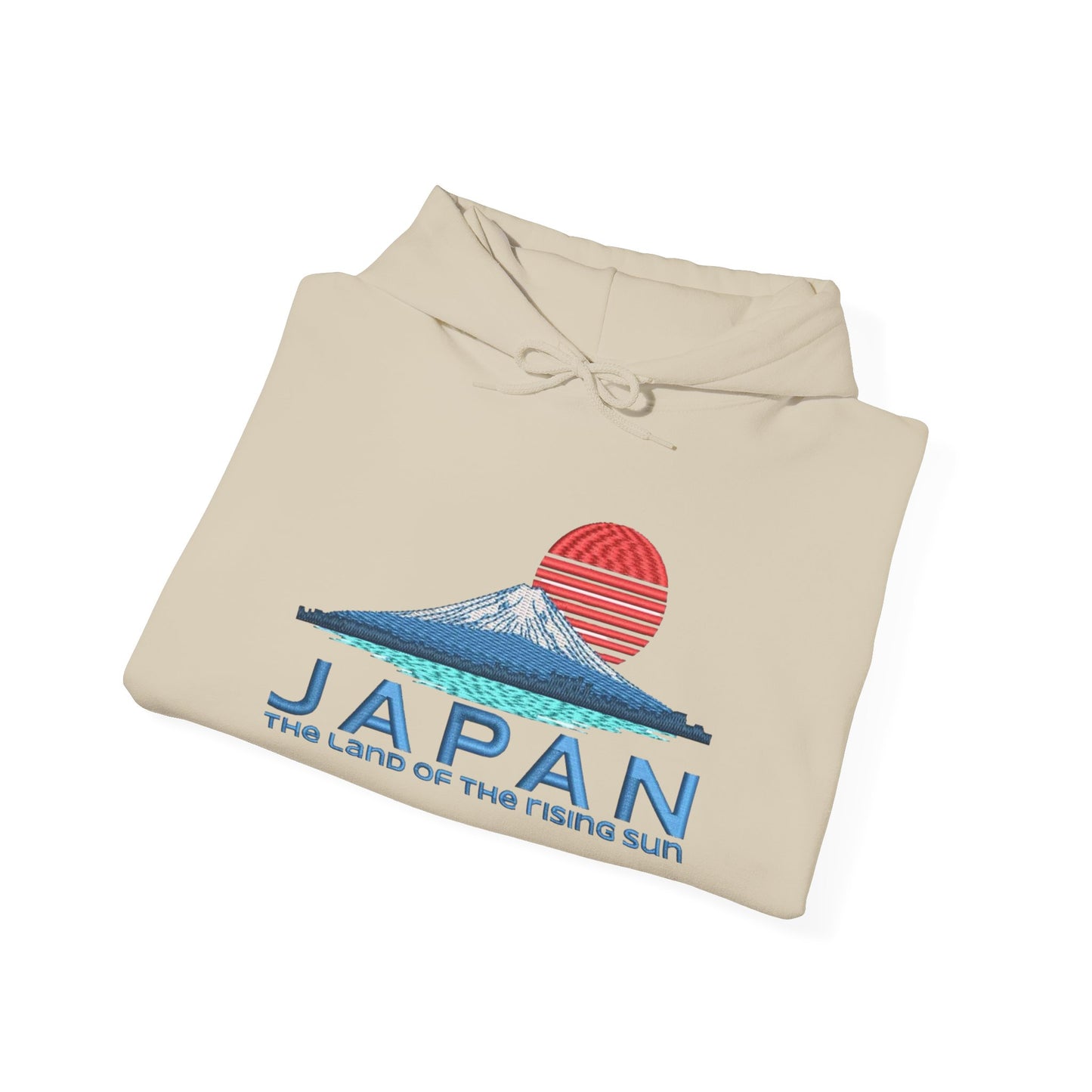 Japan Land Of The Rising Sun Graphic Hoodie Heavy Blend Sweatshirt NEW