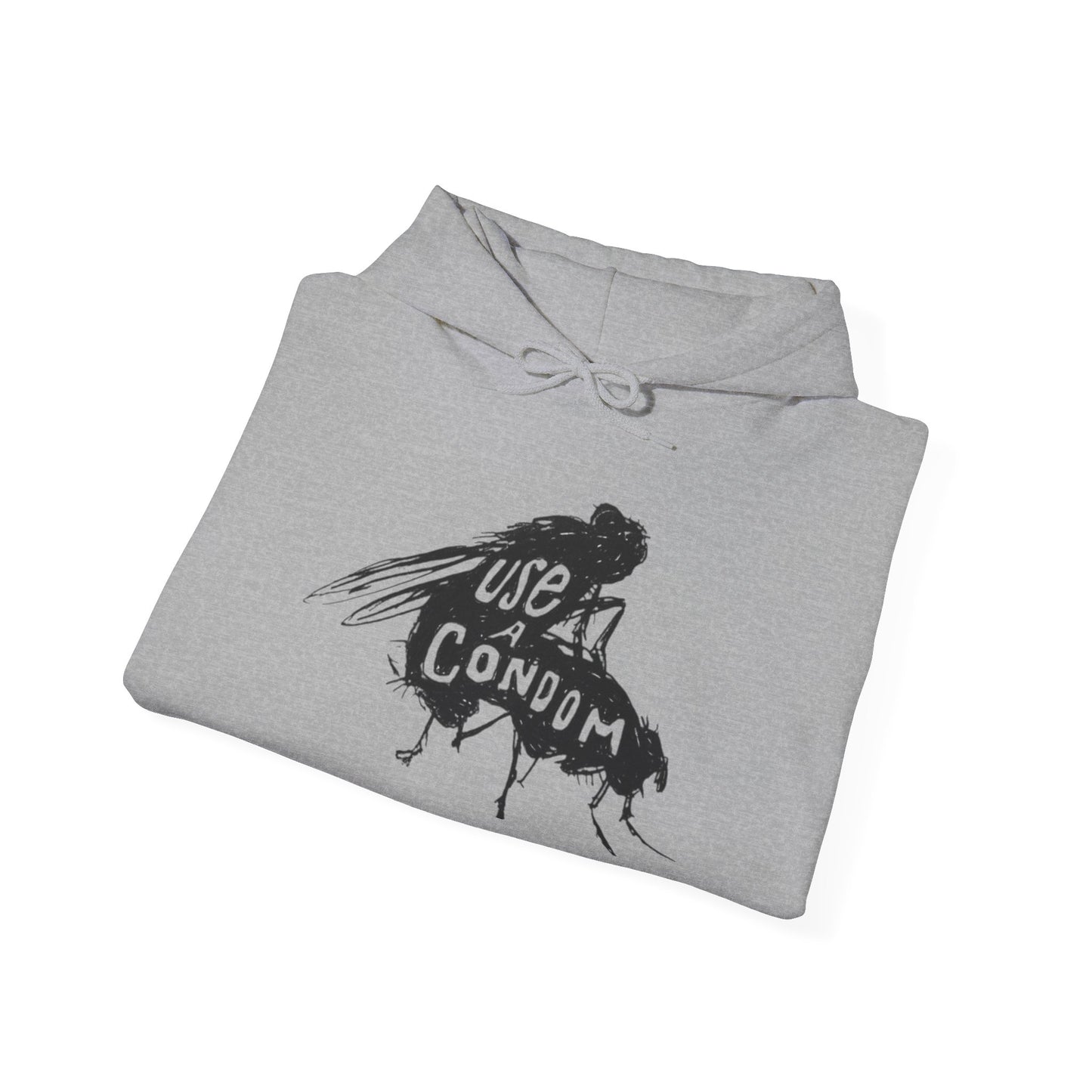 Use A Condom Funny Graphic Hoodie Unisex Heavy Blend™ Hooded Sweatshirt