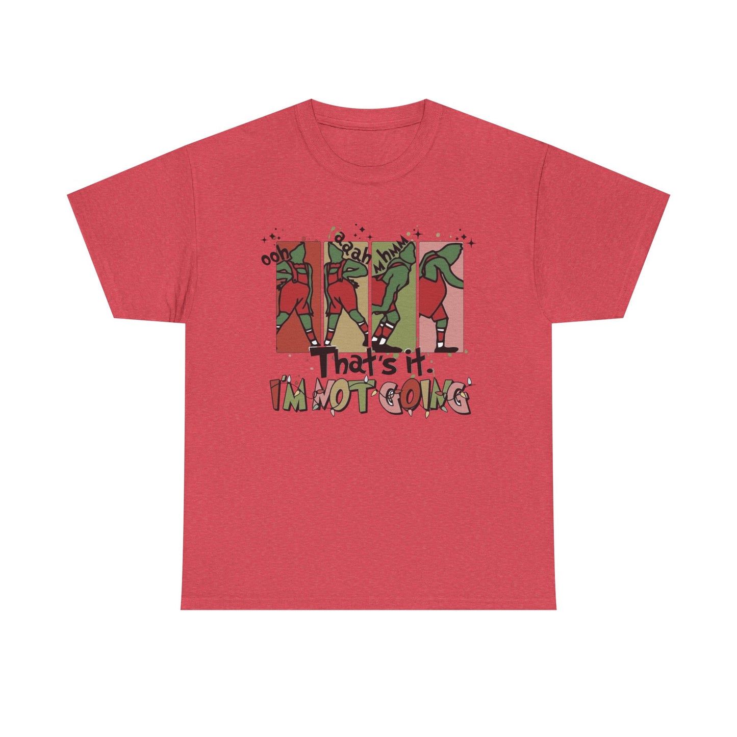 Funny Grinch Christmas Graphic T Shirt Unisex NEW Heavy Cotton Tee