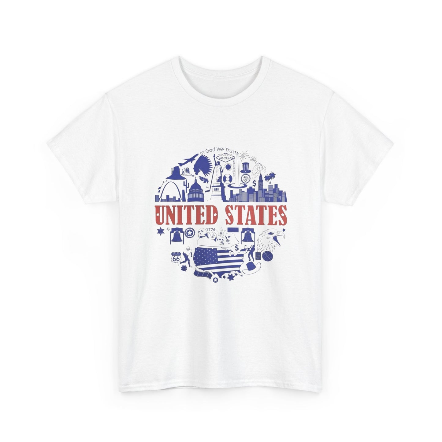 United States In God We Trust Graphic T Shirt NEW Adult Tee