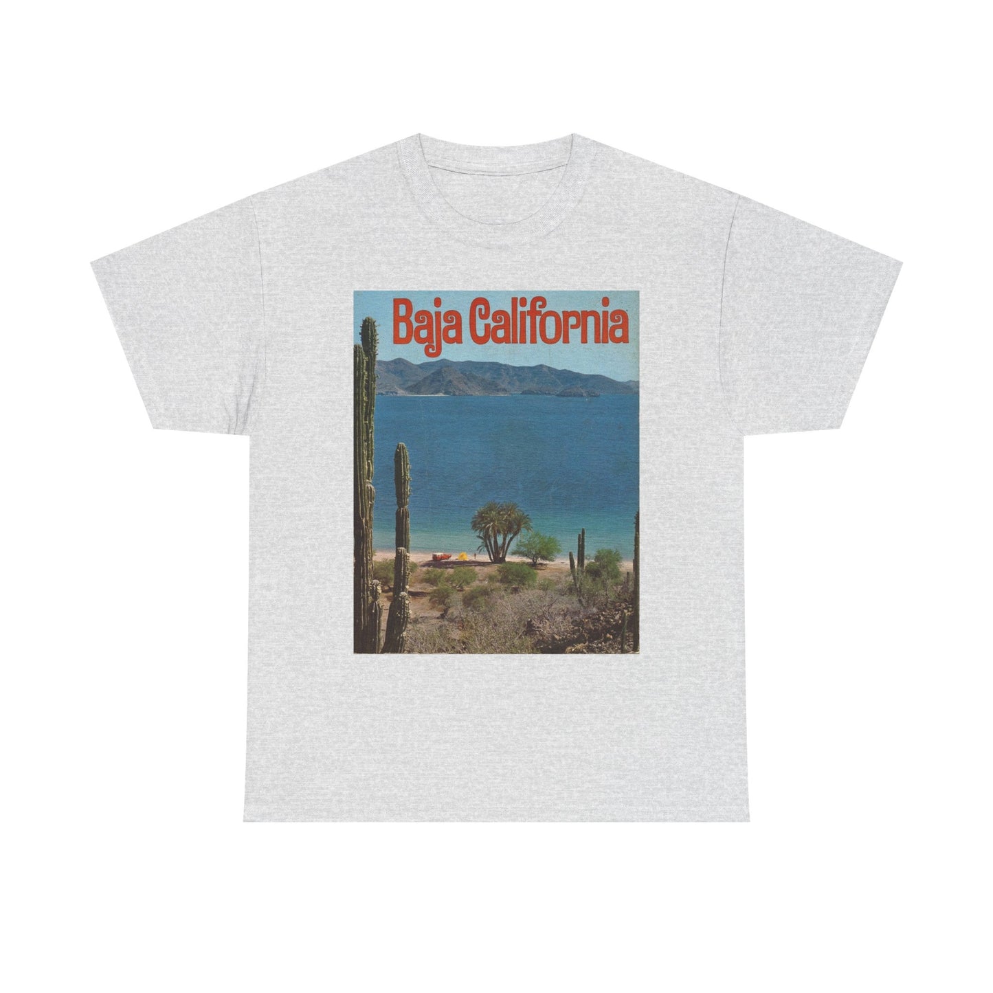 Baja California Graphic T Shirt Unisex Heavy Cotton Tee Gift