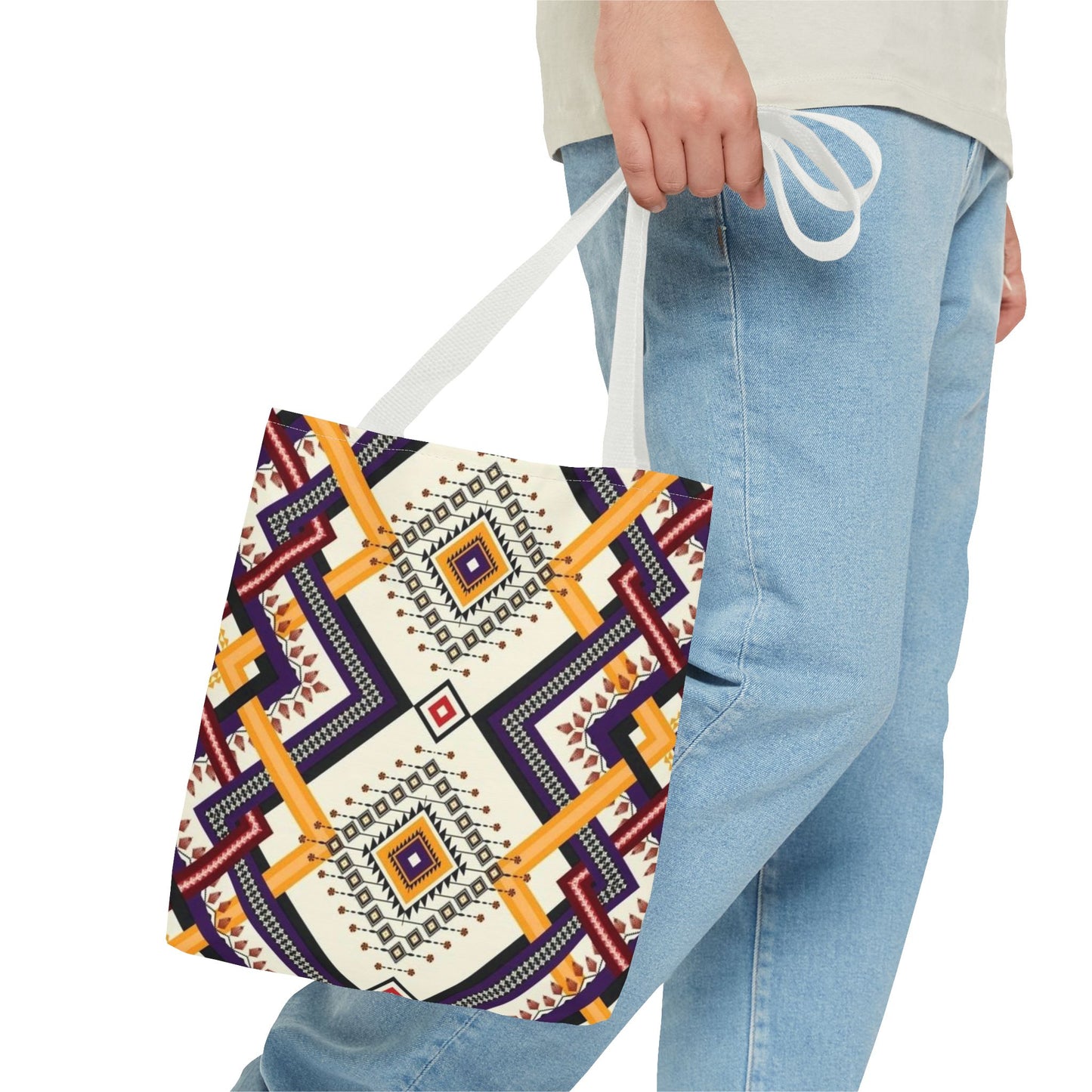 BRAND NEW WESTERN PRINT Multi Color TOTE BAG Fast Shipping (AOP) COWGIRL