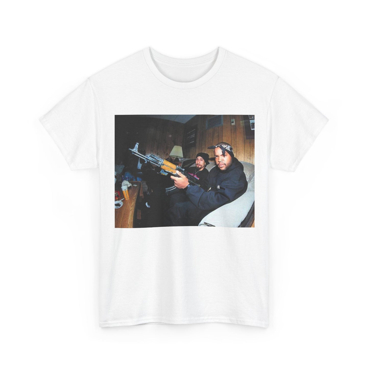 Ice cube T-shirt vintage 90s NWA California retro meme Unisex Heavy Cotton Tee