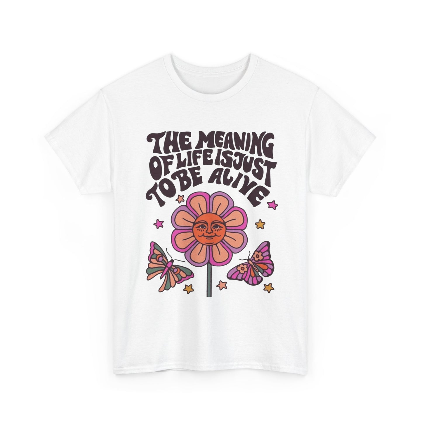 The Meaning Of Life Graphic T Shirt NEW ADULT Unisex Heavy Cotton Tee