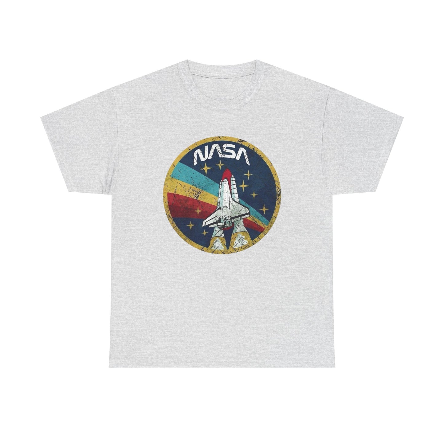 NASA Space Astronaut Vintage Graphic T Shirt Men's Heavy Cotton Tee