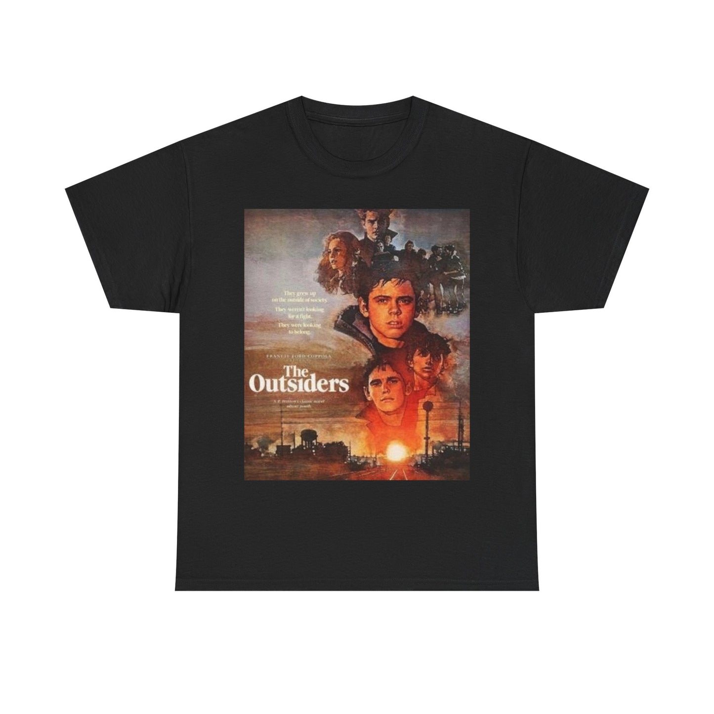 The Outsiders Tshirt Vintage Movie Merch Retro Graphic Unisex Heavy Cotton Tee