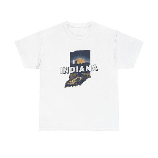 Indiana USA Graphic T Shirt NEW Adult Tee