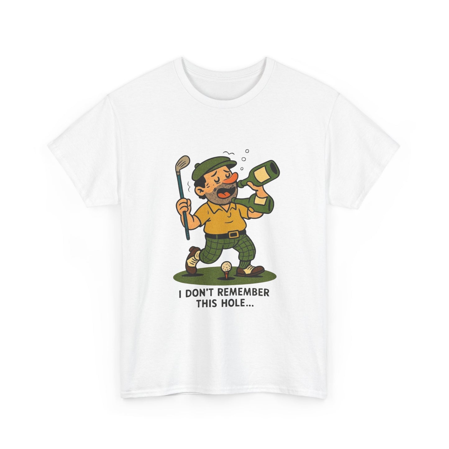 Funny Golfing Drunk Graphic T Shirt ADULT NEW
