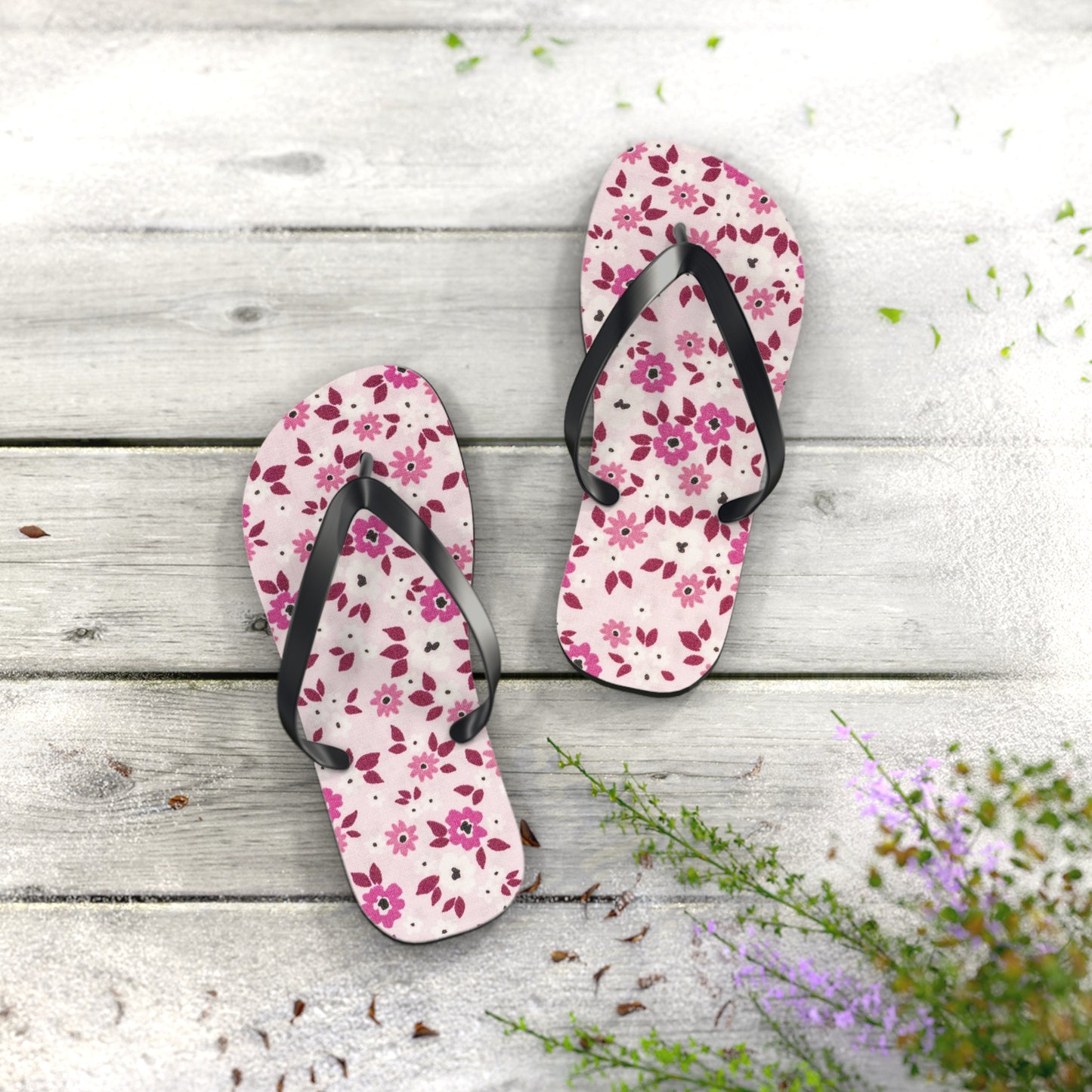Waves And Sun Sandals Summer Flip Flops Slides BRAND NEW 1