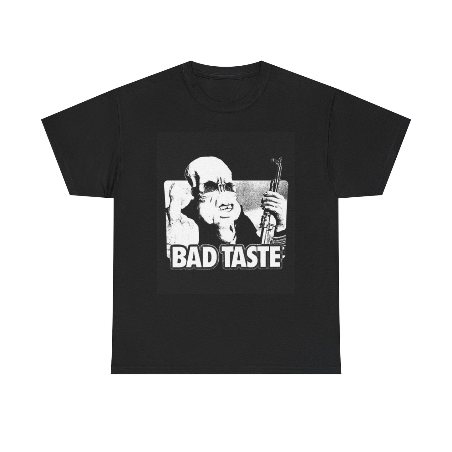 Bad Taste Poster Shirt Retro Graphic Art Unisex Heavy Cotton Tee
