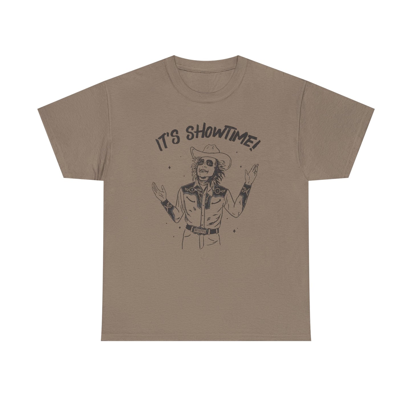 Beetlejuice It's Showtime Graphic T Shirt S-5XL NEW Unisex Heavy Cotton Tee