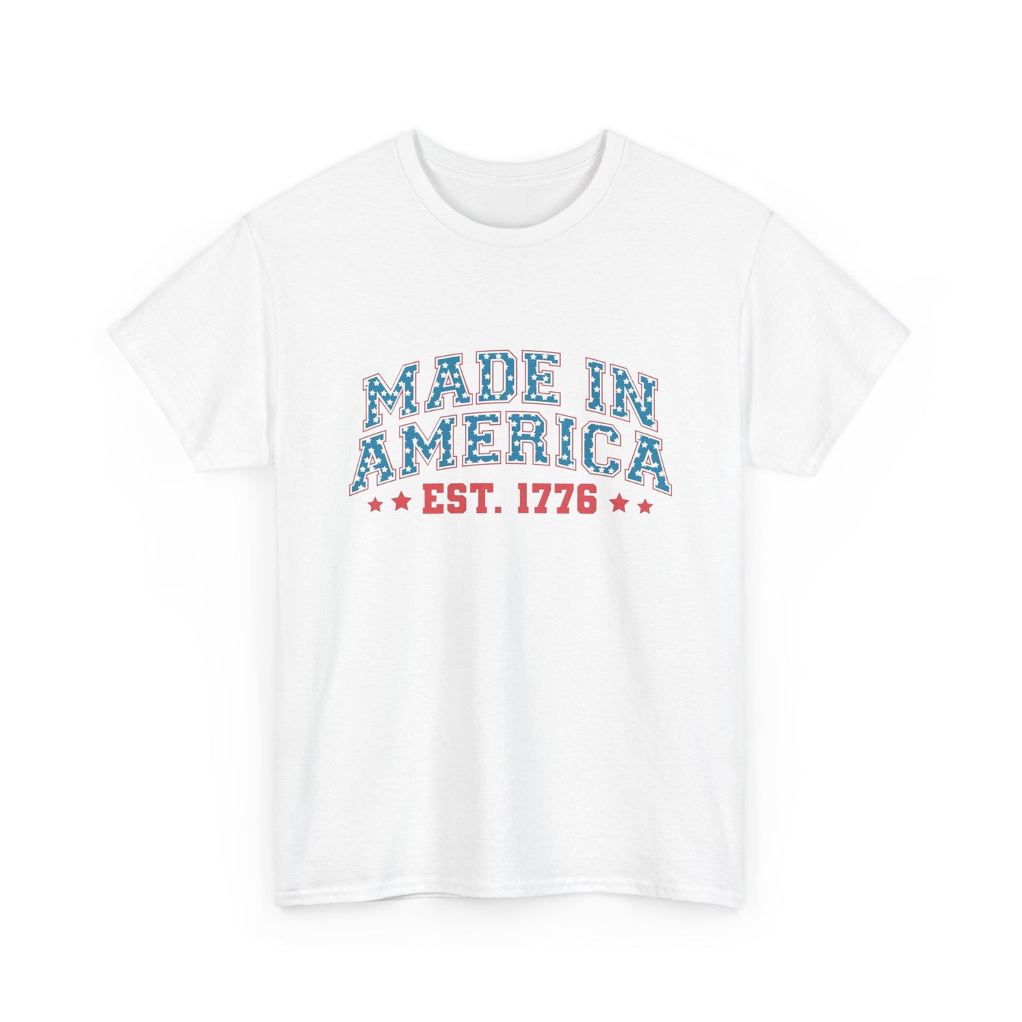 Made In America USA Graphic T Shirt NEW ADULT Unisex Heavy Cotton Tee