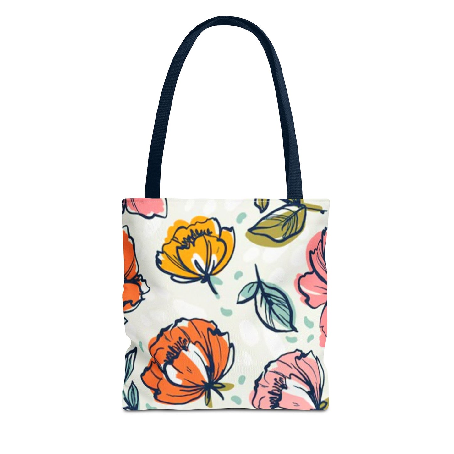 Multi Color Flowers Pattern Brand NEW Tote Bag (AOP)