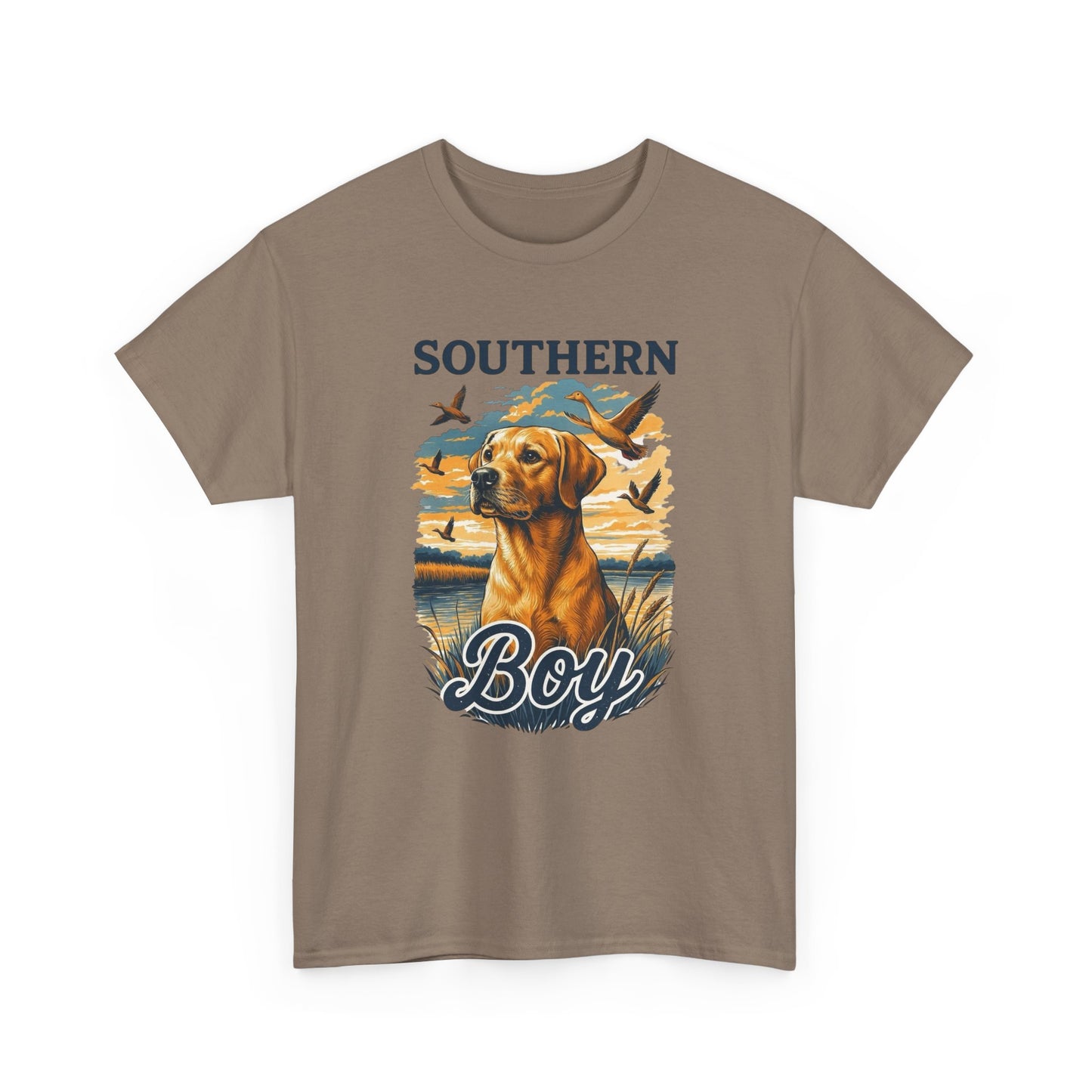 Southern Boy Hunting Graphic T Shirt Unisex Heavy Cotton Tee