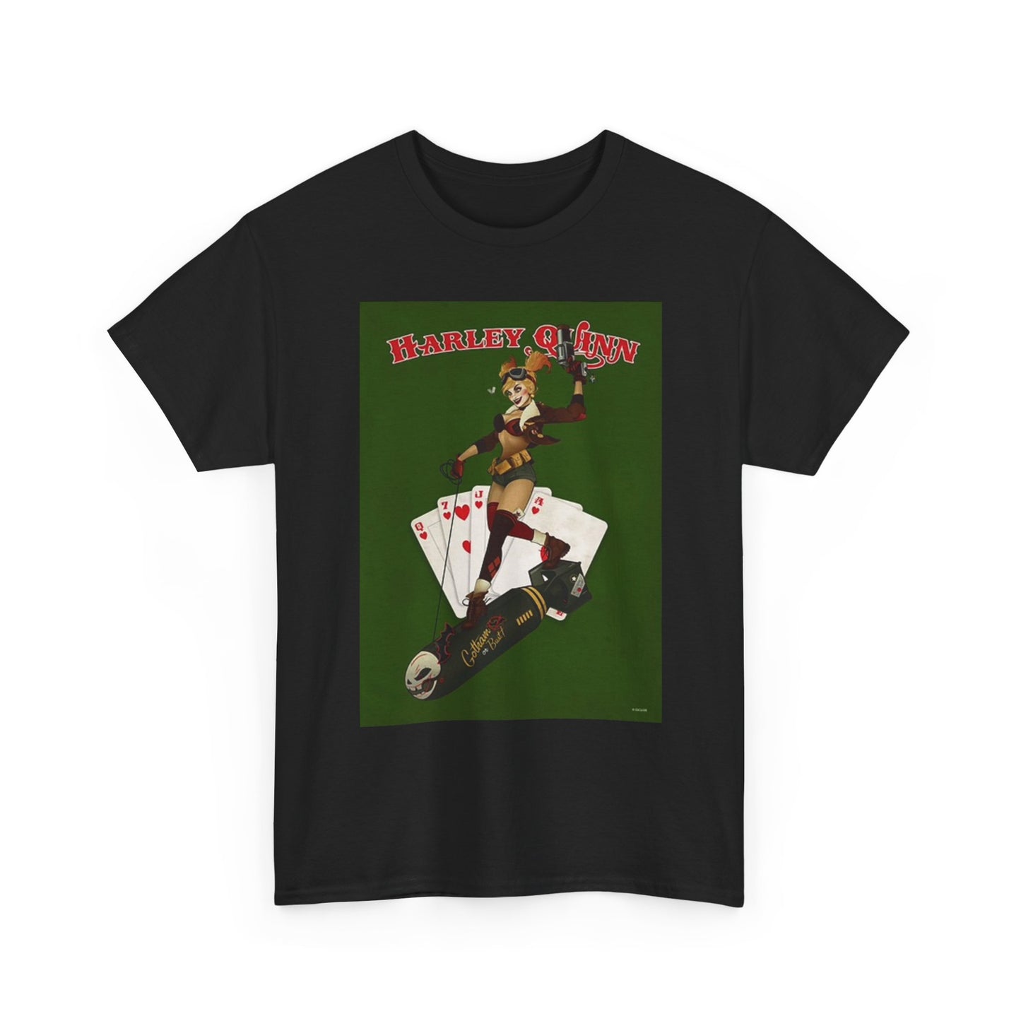 Harley Quinn Graphic T Shirt Vintage Poster Retro Unisex Heavy Cotton Tee